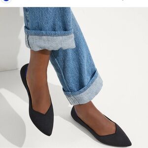 Rothy's The Point II Black Flats Women’s Size 7